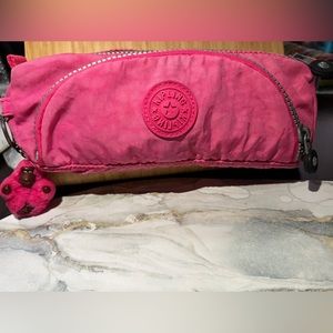 Kipling Gleam Pouch Fuchsia